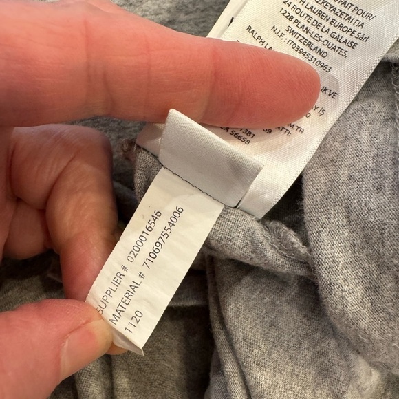 Polo Ralph Lauren Big Pony 3 Pullover Crewneck Cotton Grey Tee / Medium - Picture 7 of 8